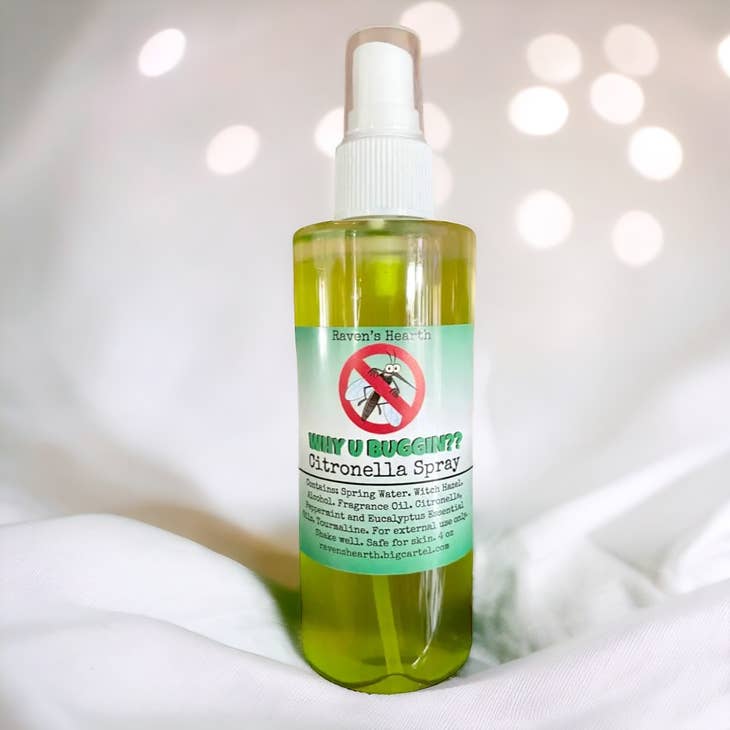 Natural Citronella Spray for Bugs