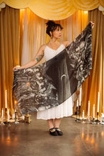 Load image into Gallery viewer, The Guardians Bohemian Scarf with celestial print &amp; angels