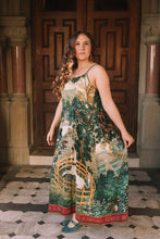 Load image into Gallery viewer, Wildheart Bohéme Long Maxi Slip Dress w/ Unicorn &amp; Castle