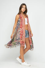 Load image into Gallery viewer, Savannah Thick Stitch Embroidered Vest