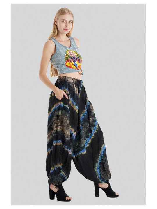 Tie-Dye Harem Pant