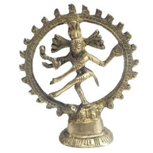 Load image into Gallery viewer, Brass Dancing Shiva