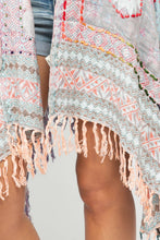 Load image into Gallery viewer, Erin Thick Stitch Embroidered Vest - Lavender Mist