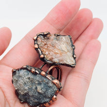 Load image into Gallery viewer, Irregular Natural Agate Rough Stone Adjustable Ring