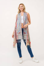 Load image into Gallery viewer, Joline Thick Stitch Embroidered Vest