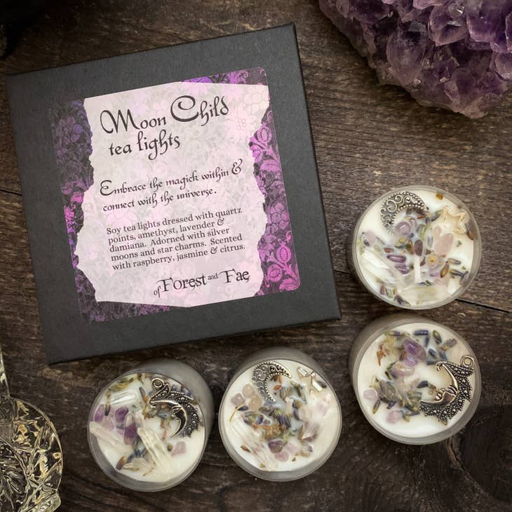 Moon Child Tea Light Candle Set