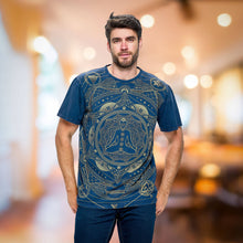 Load image into Gallery viewer, SALE Men's T-Shirt Sacred Geometry Chakras Meditation