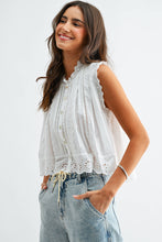 Load image into Gallery viewer, Sleeveless Cotton Blouse
