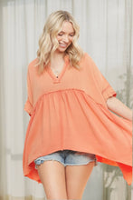 Load image into Gallery viewer, OVERSIZED MINERAL WASHED FLARE TOP