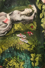Load image into Gallery viewer, The Daydreamer Goddess Duster Kimono w/ Roses &amp; Rabbits