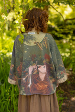 Load image into Gallery viewer, The Messenger Fleece Cottage Cardigan Jacket w/ Joan of Arc