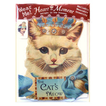 Load image into Gallery viewer, Greeting Card with Tiara, Cat's Meow, Cat with Crown