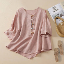 Load image into Gallery viewer, Vintage Slim Fit Short Sleeve Irregular Button-Up Shirt