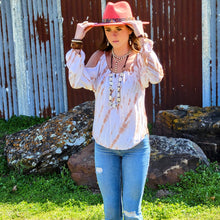 Load image into Gallery viewer, White Turquoise Slab Necklace with Leather Closure 228O