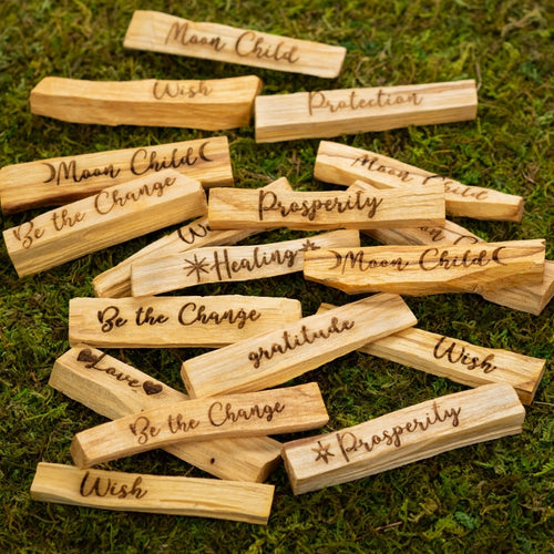 Engraved Palo Santo Sticks