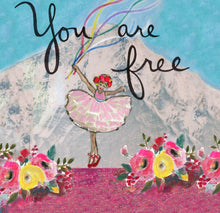 Load image into Gallery viewer, &quot;Fierce &amp; Free&quot; Blessing Quotes Banner