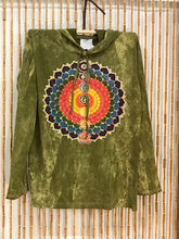 Load image into Gallery viewer, Mandala Print Hoodie (Green)