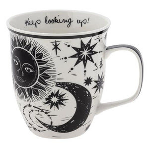 "Keep Looking Up" Celestial Art Mug
