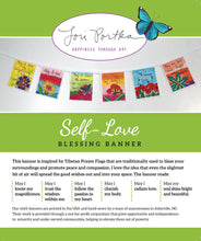 Load image into Gallery viewer, &quot;Self-Love&quot; Blessing Quotes Banner