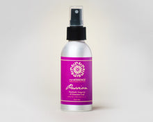 Load image into Gallery viewer, Silver spray bottle with raspberry Passion label