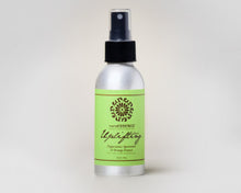 Load image into Gallery viewer, Silver spray bottle with lime green Uplifting label